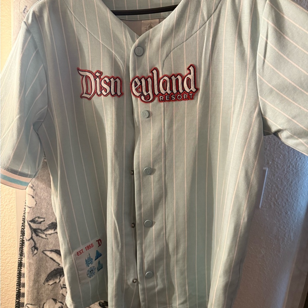Disneyland Resort Striped Baseball Jersey